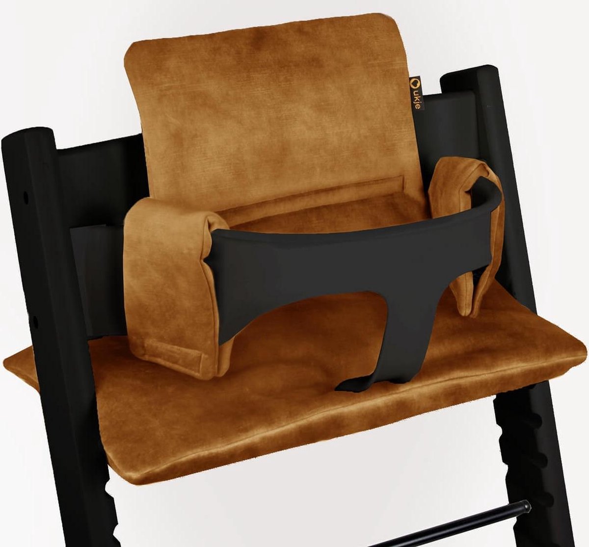 Ukje Stokke Tripp Trapp Kussenset - Velours - Mosterd