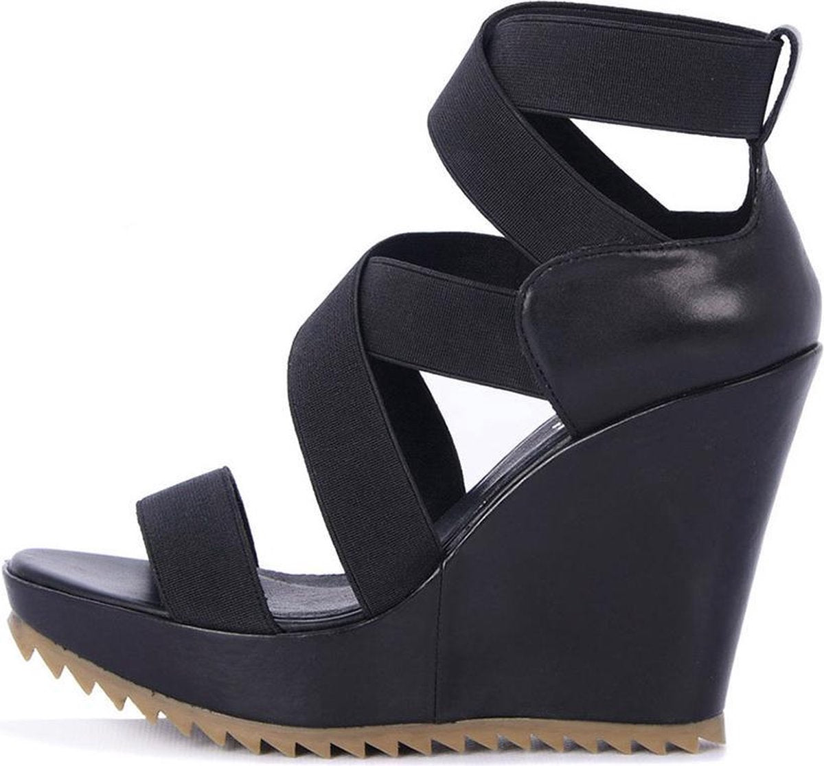 Spm Dames Sandalen - Zwart - Maat 36