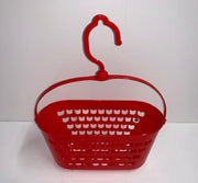 Wasknijpermandje ovaal rood