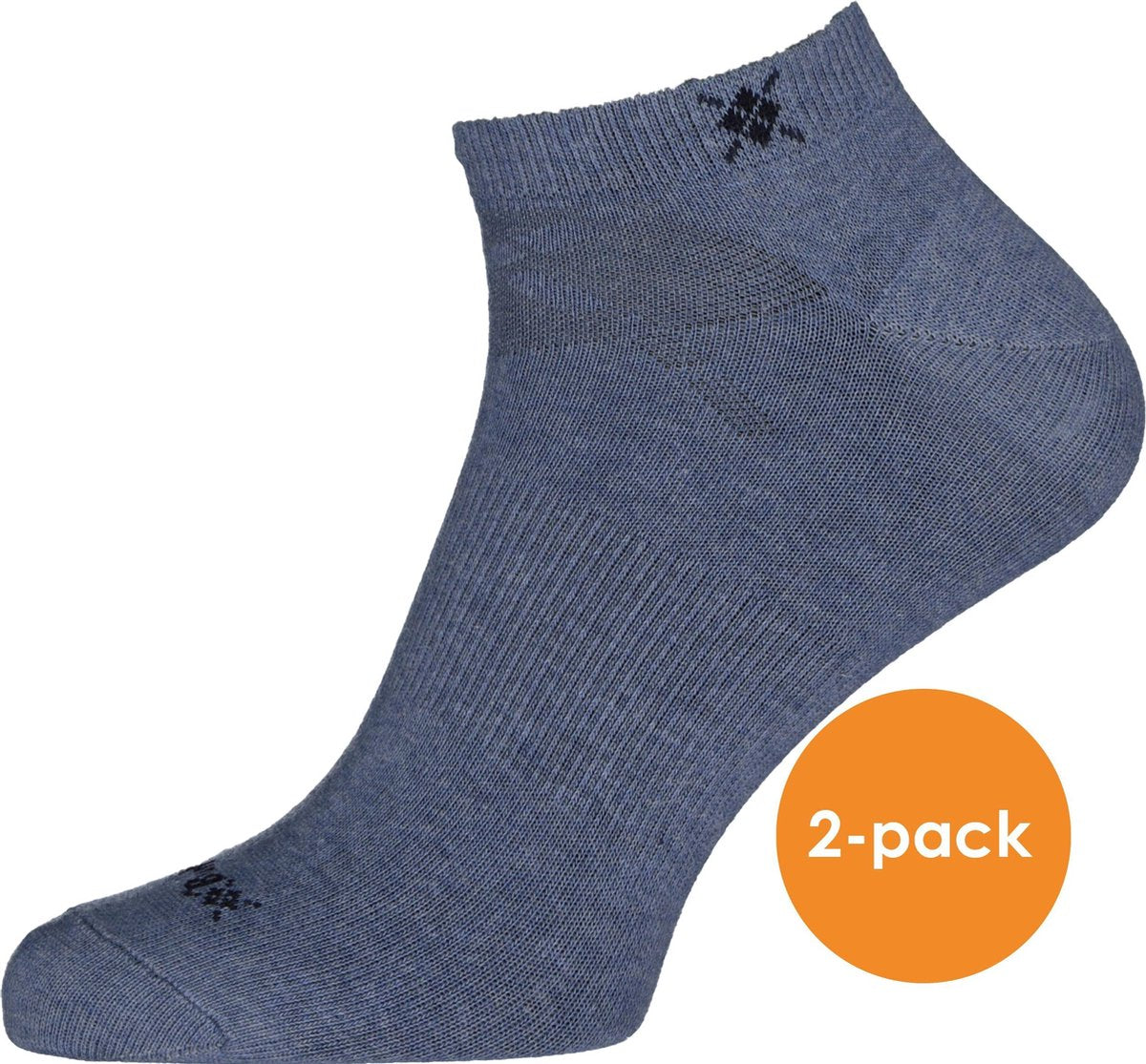 Burlington Everyday 2-pack Sneakersok Heren 21052 - Blauw 6662 light jeans Heren - 40-46