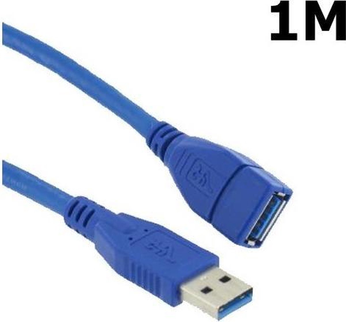 1 Meter USB 3.0 Male-Female Verlengkabel