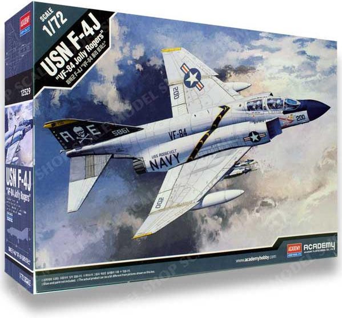 ACADEMY 1:72 USN F-4J "VF-84 Jolly Rogers"