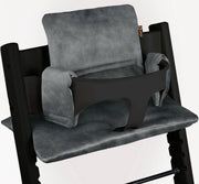 Ukje Stokke Tripp Trapp Kussenset - Velours - Grijs
