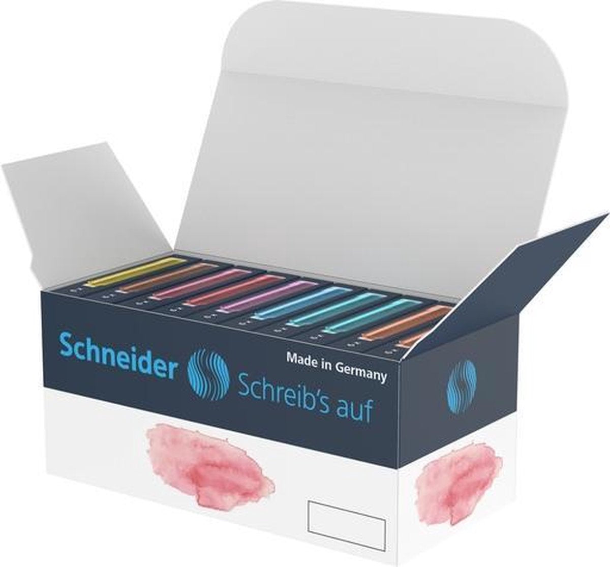 Inktpatronen Schneider pastel - ds 10 sets a 6st.Inhoud: