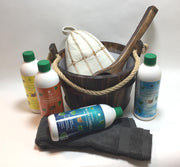 saunaset  cadeau set emmer met touw en lepel