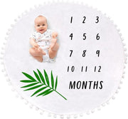 Mijlpaaldeken incl. frame - Milestone Blanket - Kraamcadeau - Babyshower - Gratis Groeiboek!