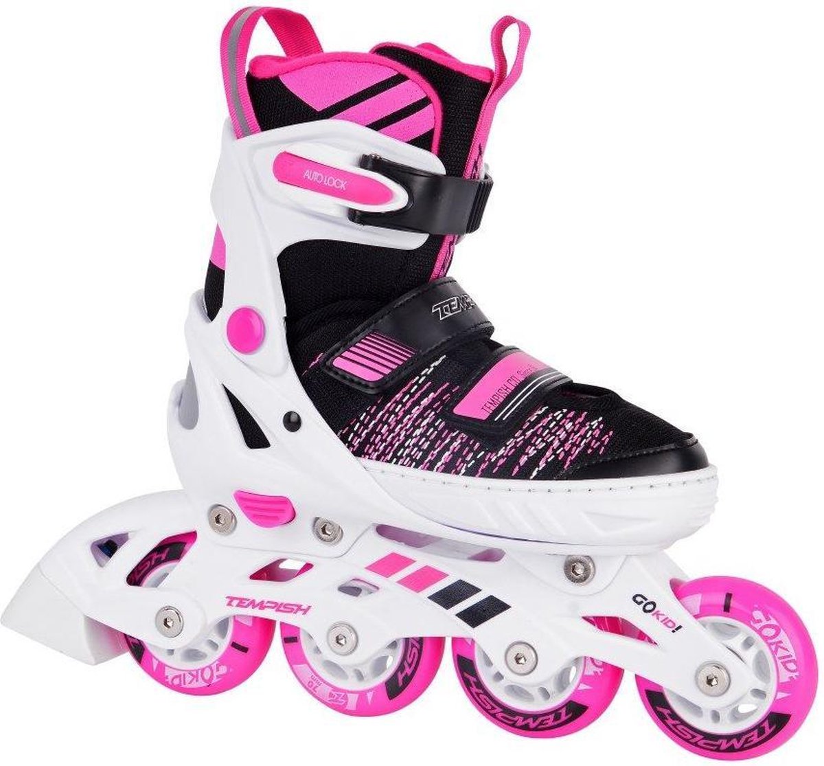 Tempish Inlineskates - Maat 29-32 - Unisex - zwart/roze/wit