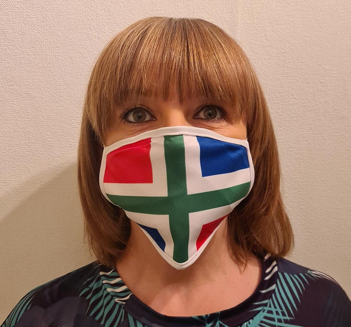 Mondkapje Groningse Vlag