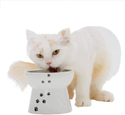 NECOICHI Verhoogde grote kattenvoerbak - Ergonomisch