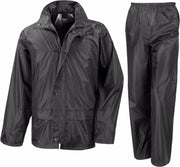 Zwart All Weather regenpak voor volwassenen L (42/52)