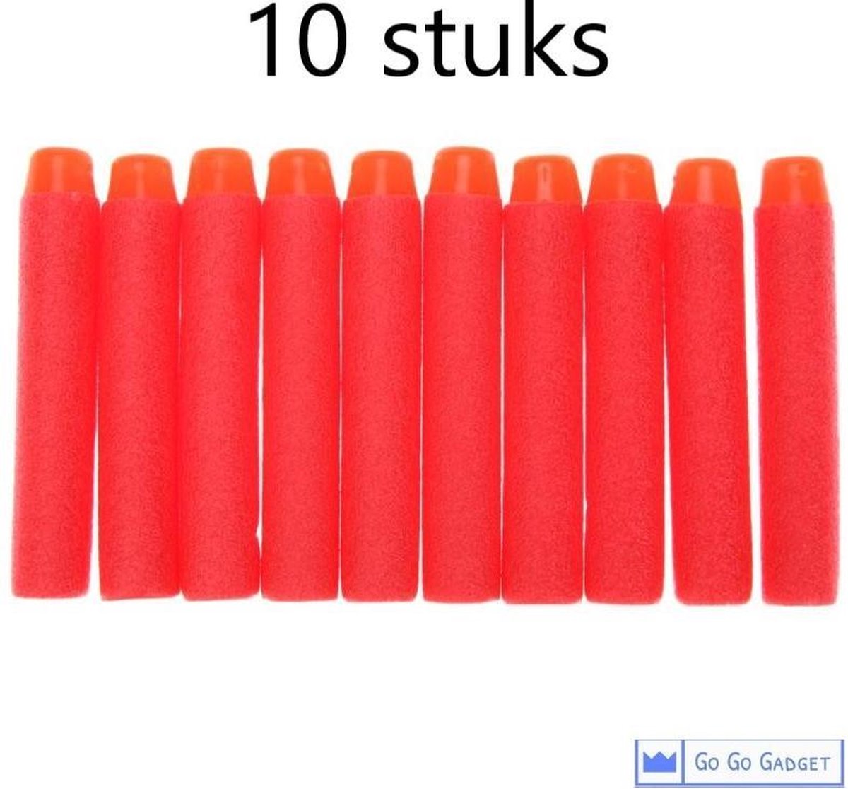 Universele pijltjes | geschikt voor nerf-n-strike speelgoedblasters | 10 stuks | rood