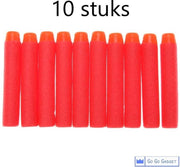 Universele pijltjes | geschikt voor nerf-n-strike speelgoedblasters | 10 stuks | rood