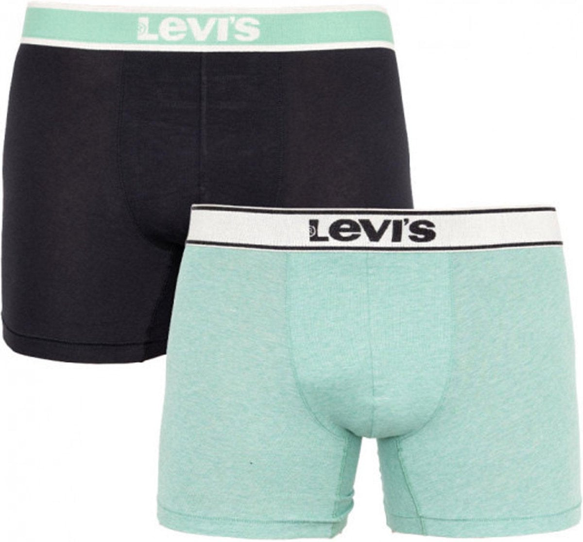 Levi Onderbroek - Maat XL  - Mannen - mintgroen/zwart/wit