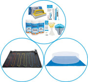 Zwembad Accessoirepakket 3-delig - WAYS Onderhoudspakket & Zwembad verwarming & Grondzeil