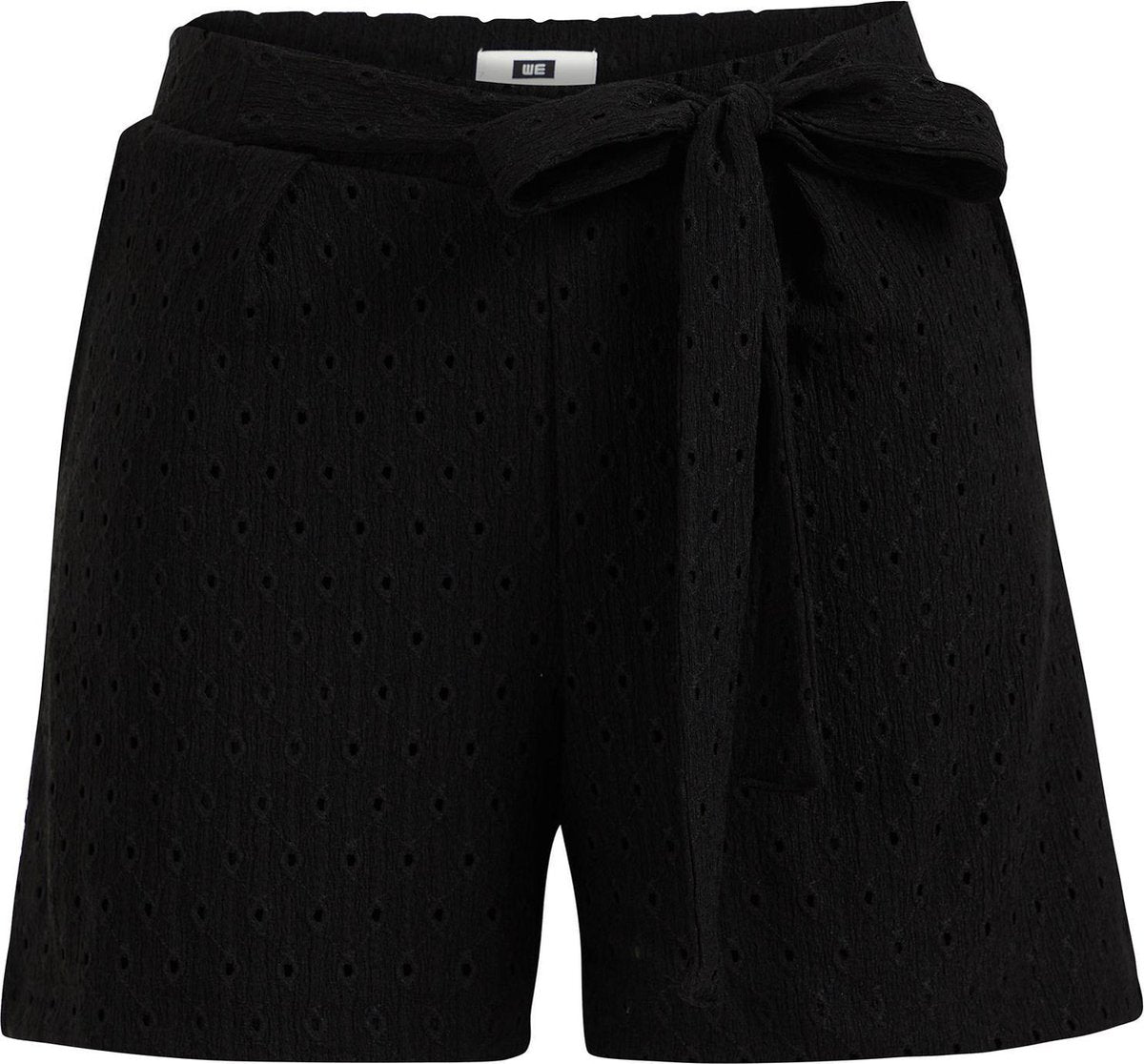 WE Fashion Dames short met broderie anglaise