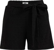 WE Fashion Dames short met broderie anglaise
