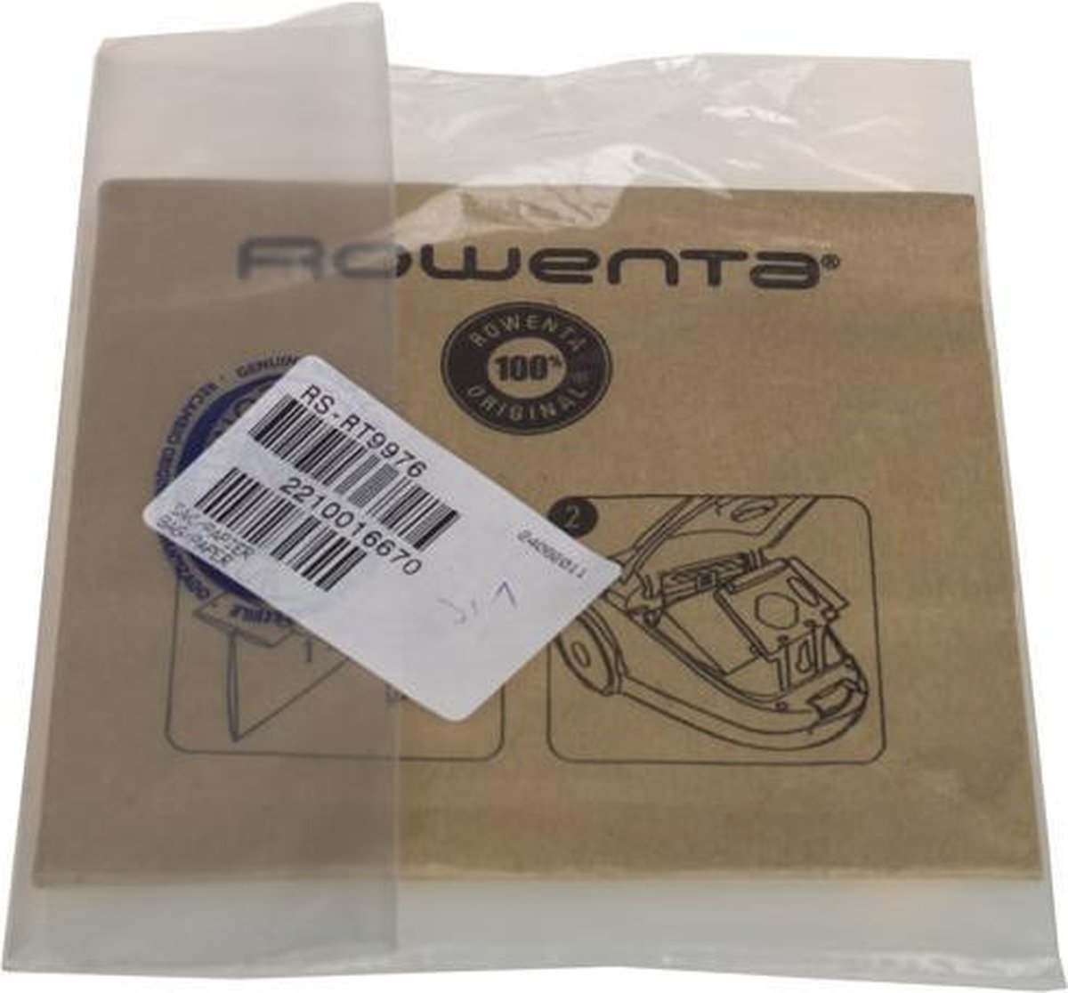 ROWENTA - STOFZUIGERZAK 1 STUK - RSRT9976