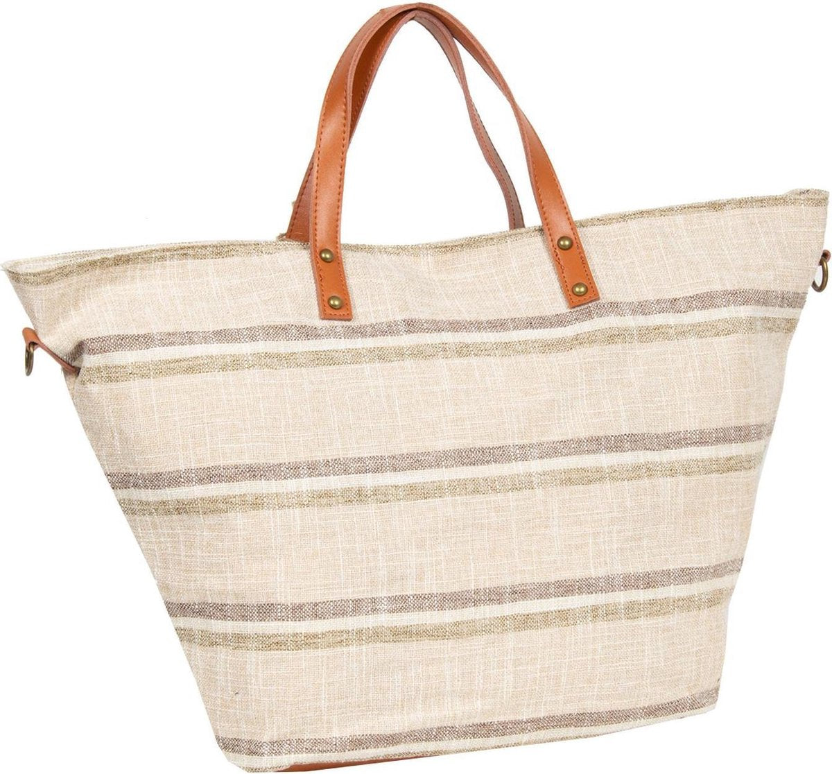 Mustang® Rimini Shopper - Handtas - Schoudertas - Crossbodytas - Tote Jutte Natural