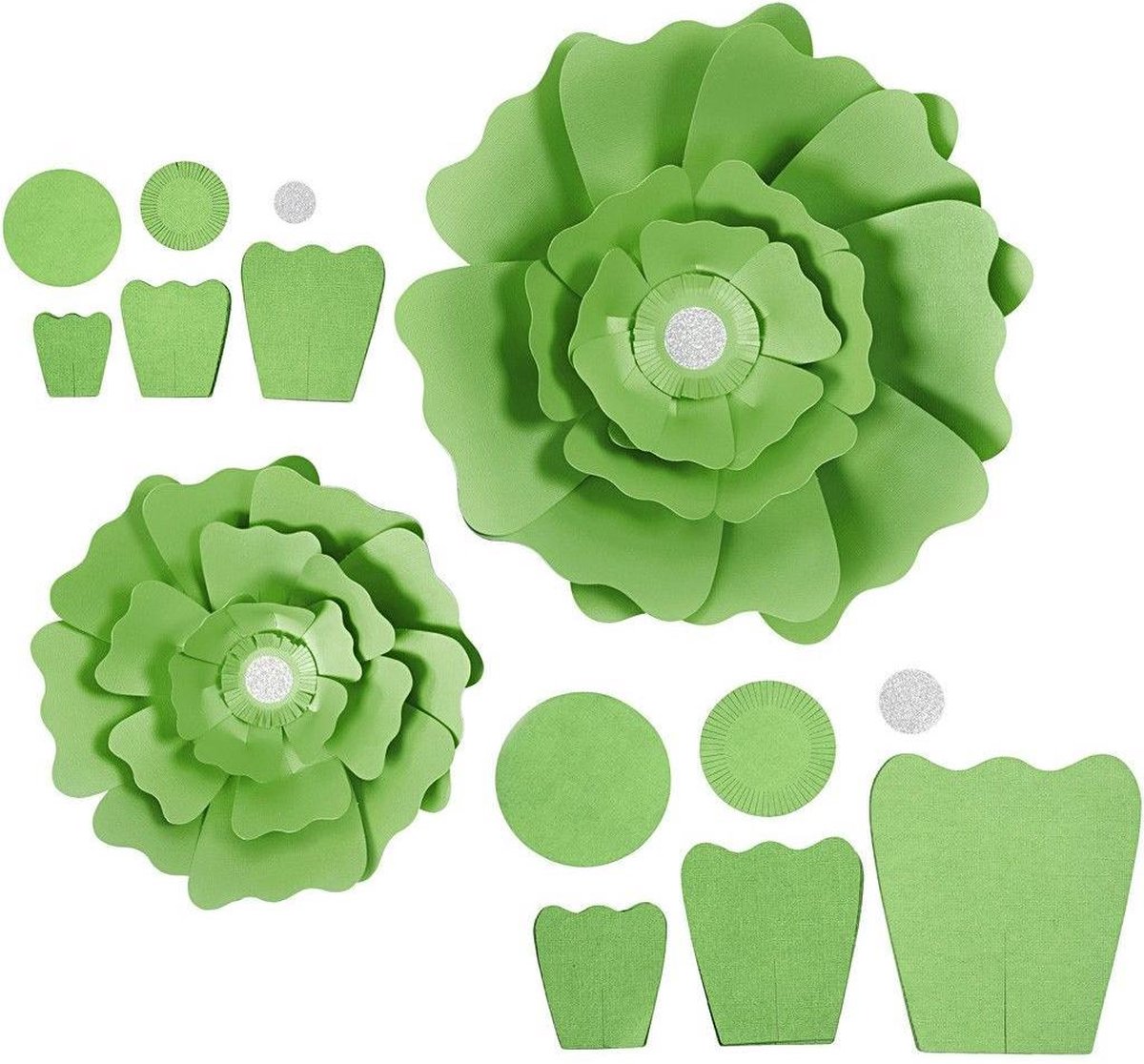 Papieren bloemen