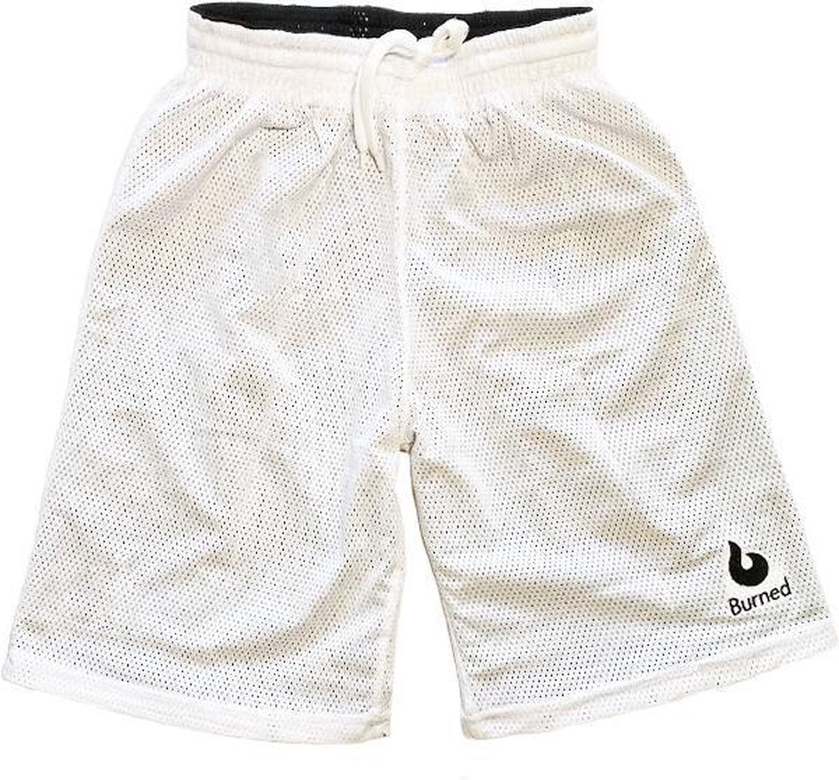 Burned - Sportbroek - Zwart/Wit - Maat M