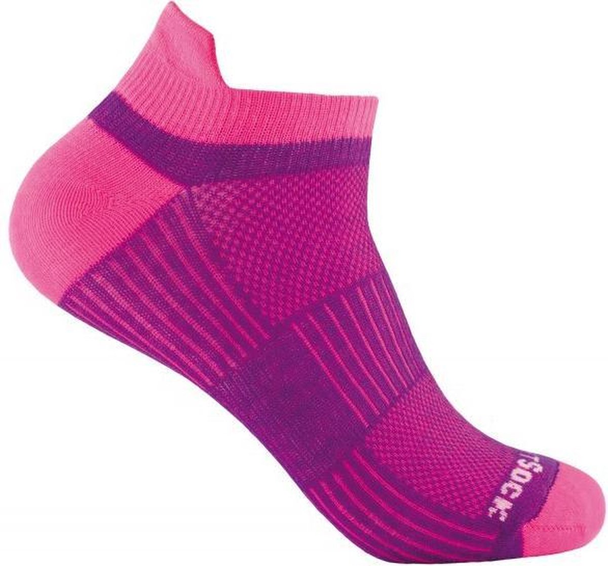 Wrightsock Coolmesh Low Tab - Paars/Roze - 37-41