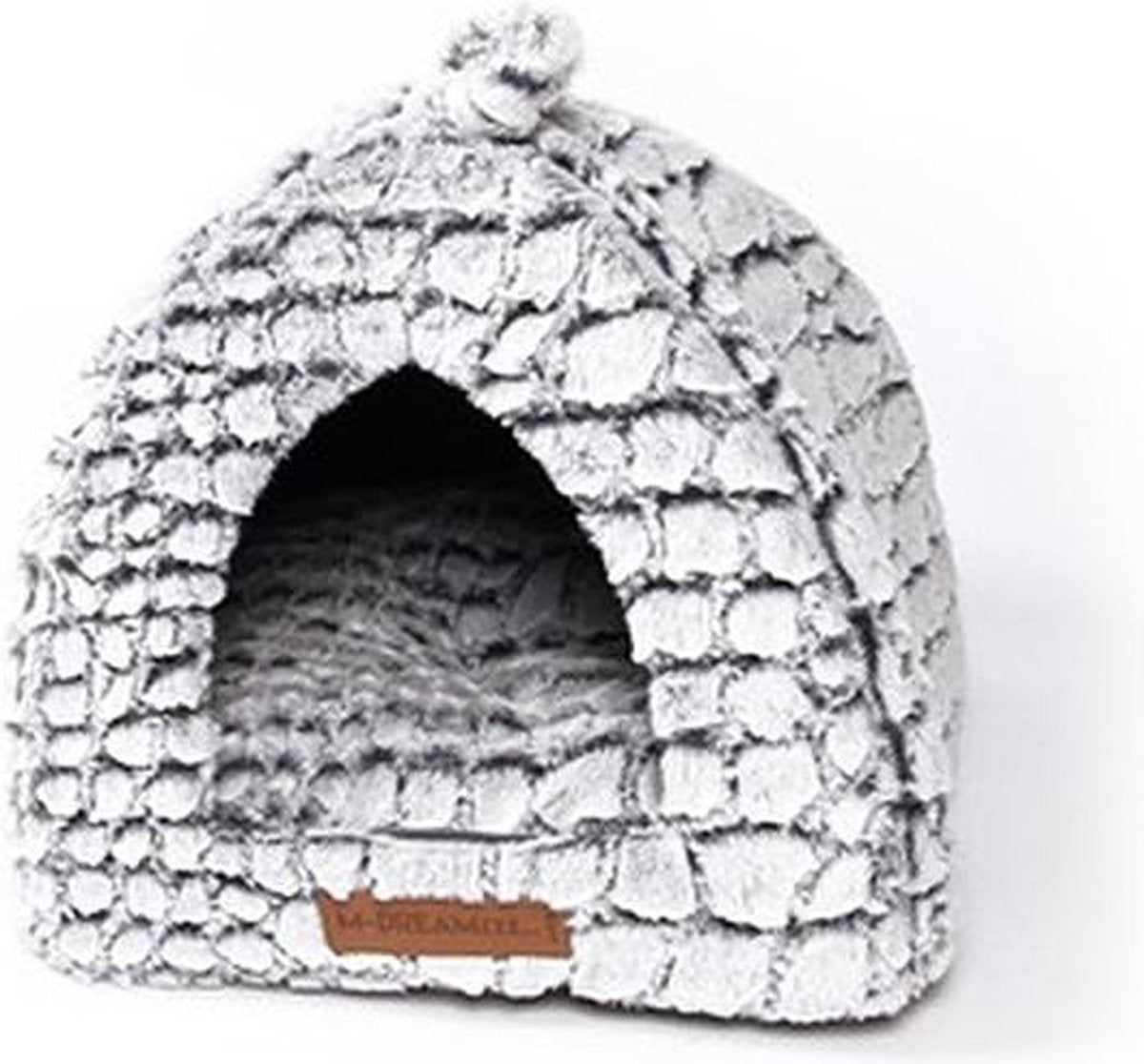 Kattenhuisje - Katten iglo - M-PETS snake tipi - Afmetingen: 37x37x37cm