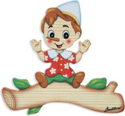 Magneetbord Pinokkio hout 16 x 15 cm | Bartolucci