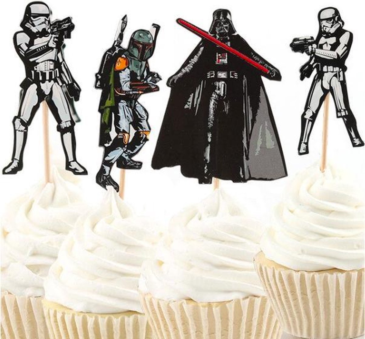 ProductGoods - 24 Leuke cocktailprikkers StarWars | StarWars | Verjaardag | Sateprikkers | Traktatie | Feest | Prikkers