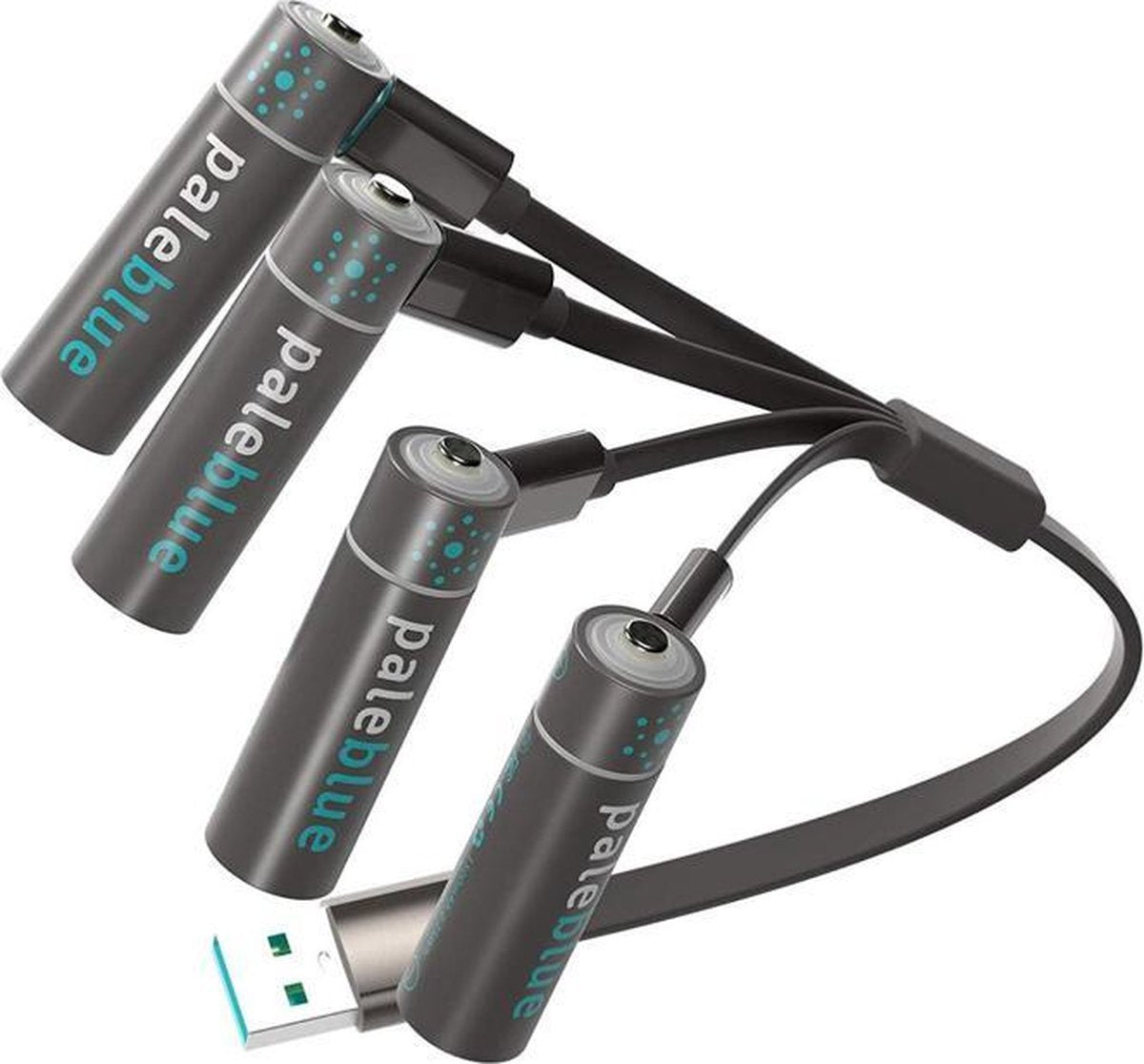 AA USB oplaadbare batterijen - Lithium -  lichter