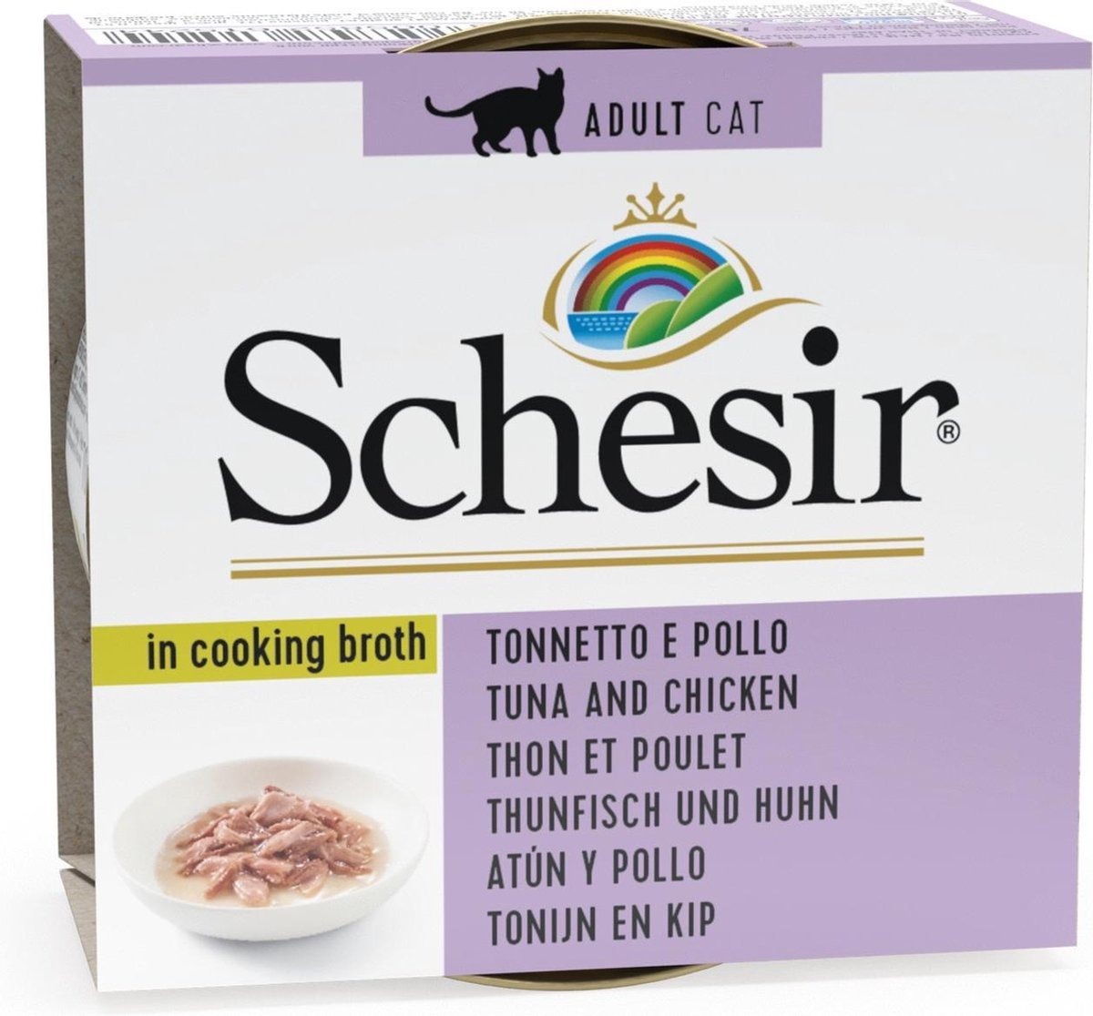 Schesir Tonijn & Kip - Kat - Natvoer - 1 x 70 gr