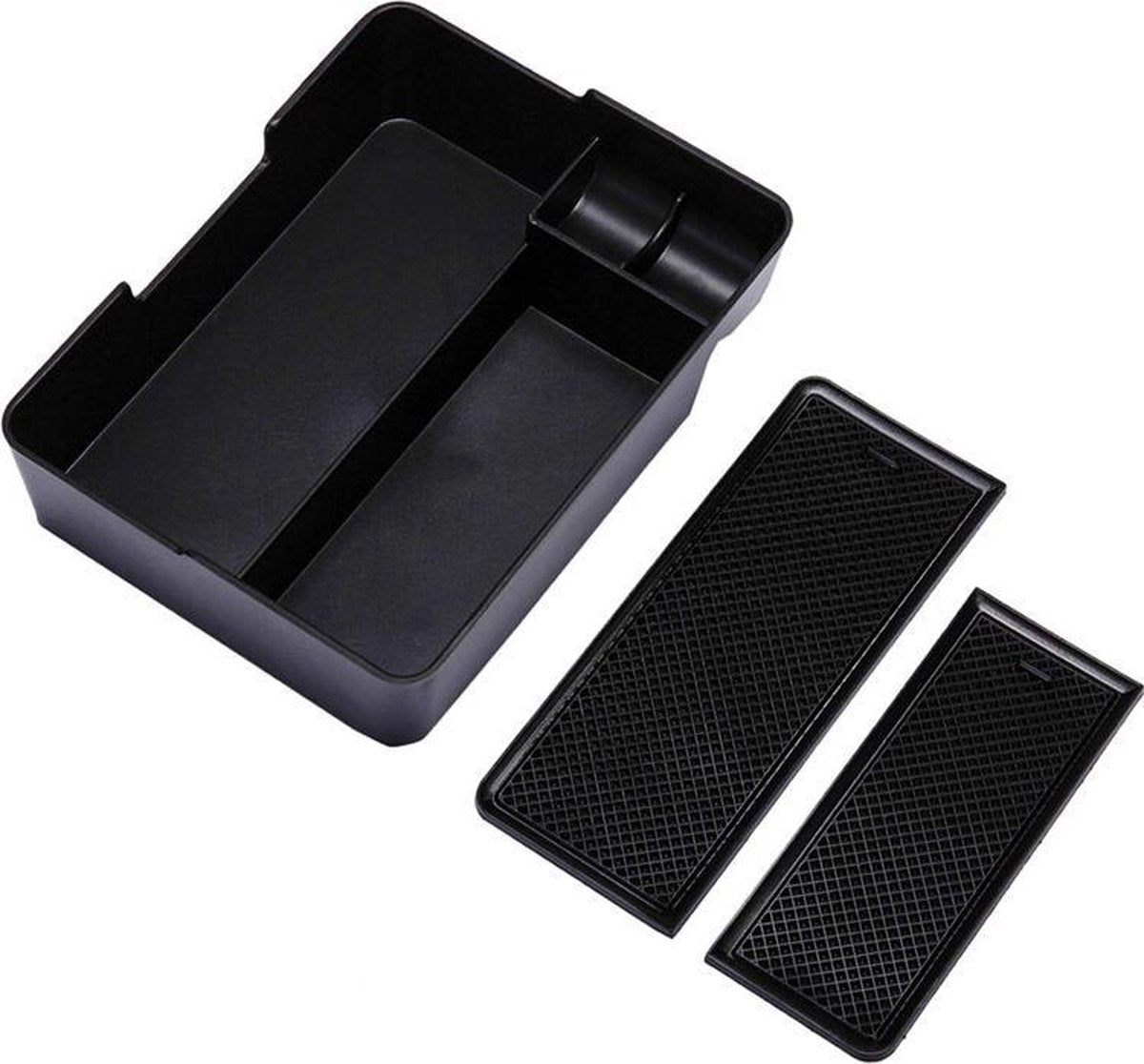 Tesla Model 3 - Middenconsole Organizer Auto Accessoires Opbergbak – Zwart