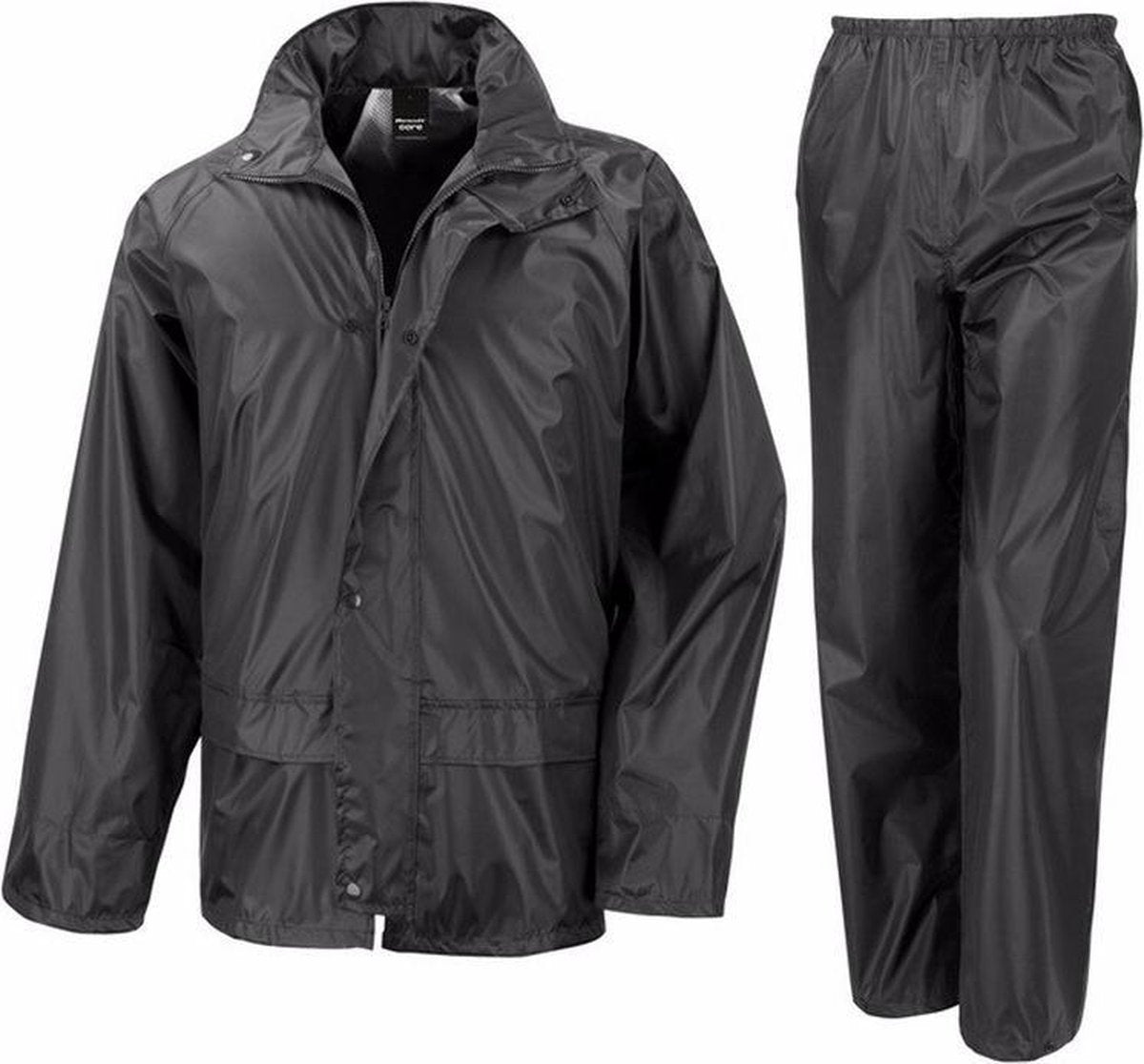 Zwart All Weather regenpak voor volwassenen XL (44/54)