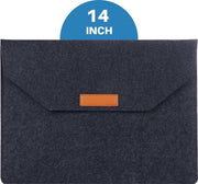 Macbook en Laptop Soft Sleeve Case Zwart - Geschikt voor Macbook Pro & Air 13 inch (13