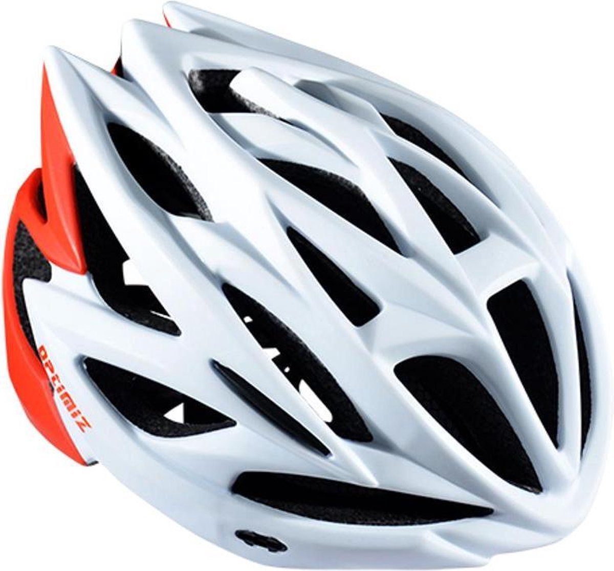 Fietshelm Optimiz - 55/58cm - Matt Wit Rood
