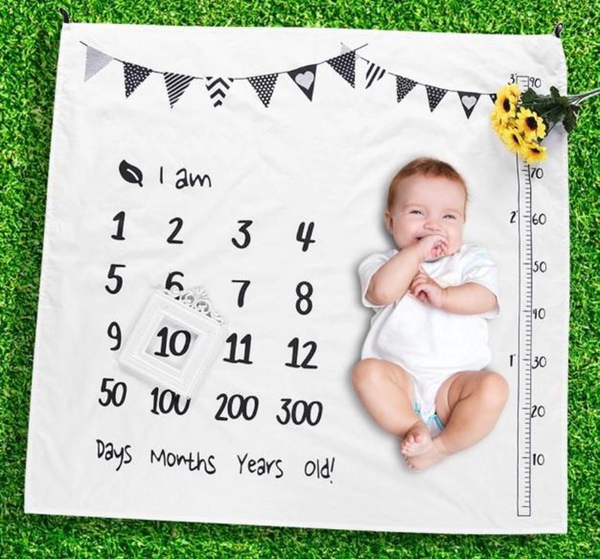 Catshi - Milestone Mijlpaal Deken Fotoherinnering