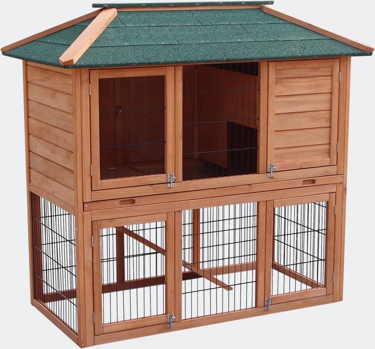 WorldPet Kippenhok / Konijnenhok 124.9 x 67 x 117.6 cm