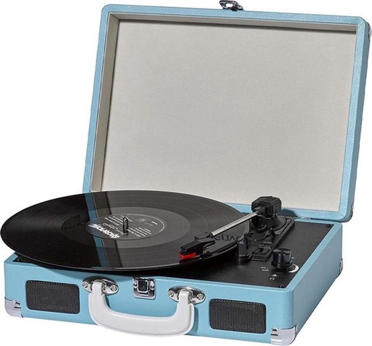 Envivo Draadloos Platenspeler In Koffer | Ingeboudwde Luidsprekers | ENV-1619