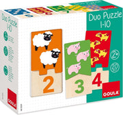 Goula 1-10 Duo Cijferpuzzel - Kinderpuzzel