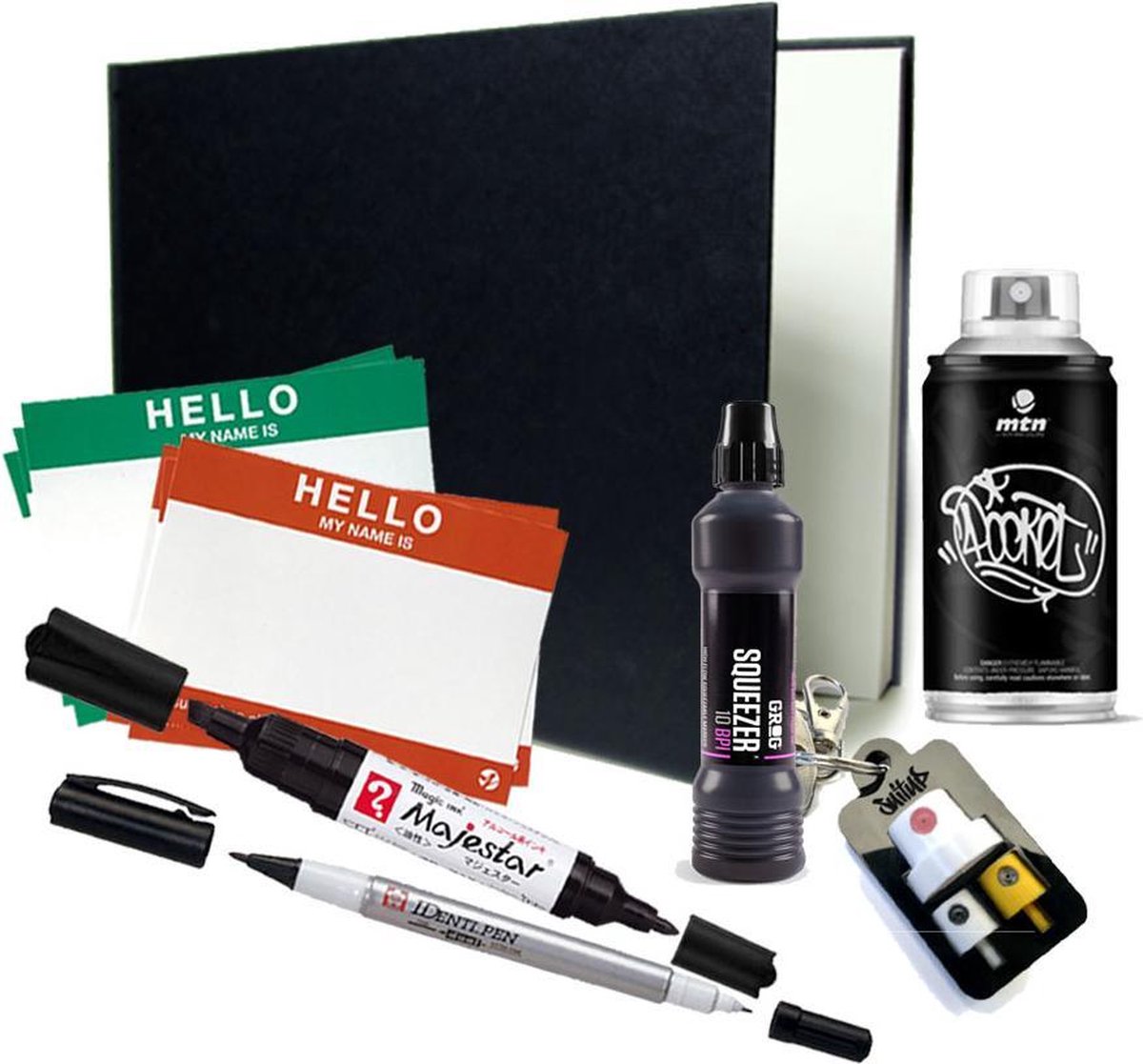 Graffiti Voordeel Kado Pakket - Set met diverse street-art & graffiti producten