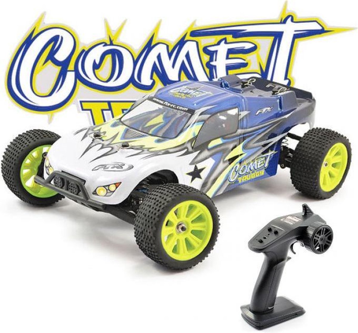 Telegeleide 2WD Truggy op schaal 1:12 met 2.4Ghz besturing