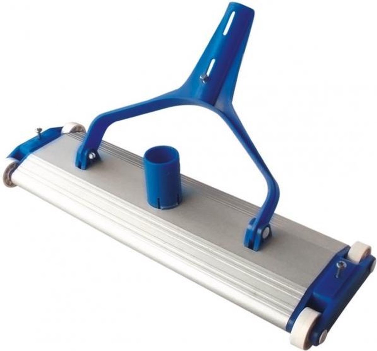 Aluminium bodemzuiger met vier wielen en sleepborstel | Aansluiting op zuigslang Ø38 mm