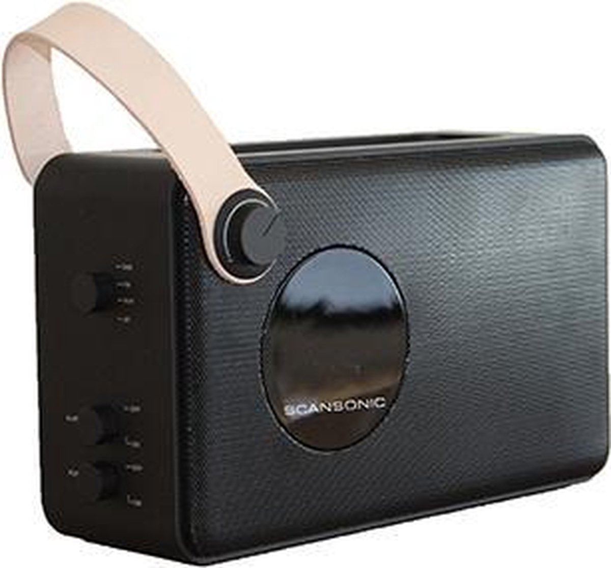 Scansonic PA4600-B Draagbaar Digitaal Zwart radio