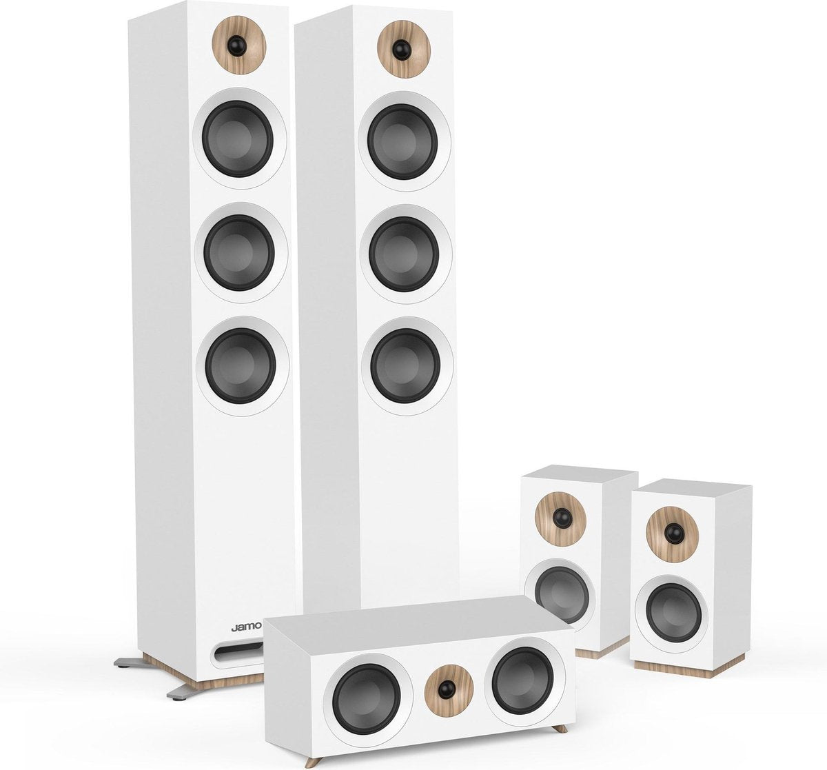 Jamo S 809 HCS W 5.0kanalen Wit luidspreker set