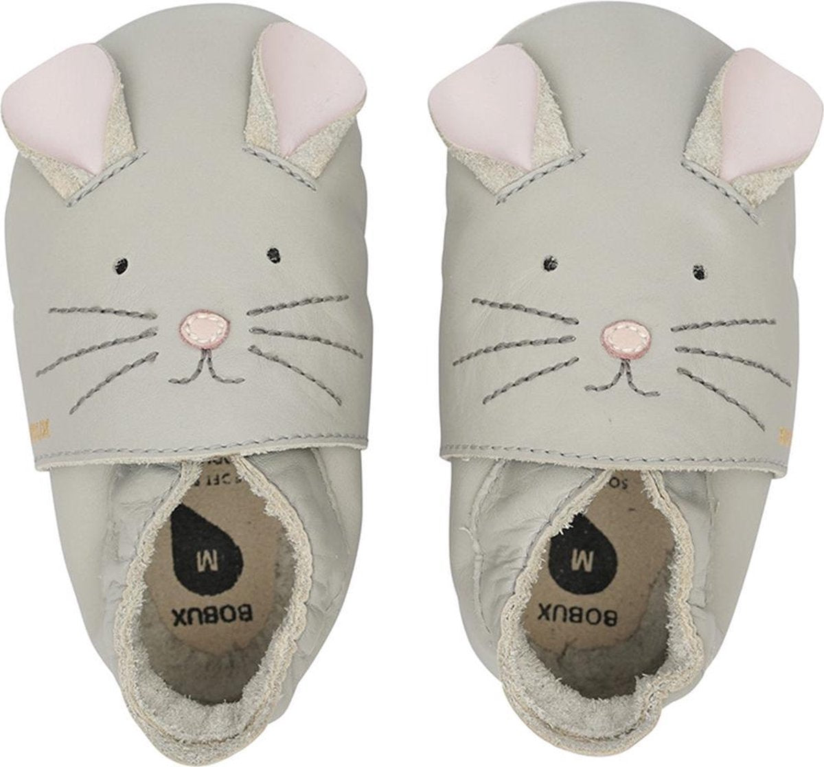 Bobux - Soft Soles - Squeek Light Grey - L