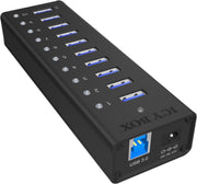 Raidsonic ICY BOX IB-AC6110 10-Port USB 3.0 Hub