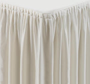 Tafelkleed met rok crème - plissé