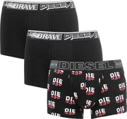 Diesel damien 3P mirror logo & zwart - L