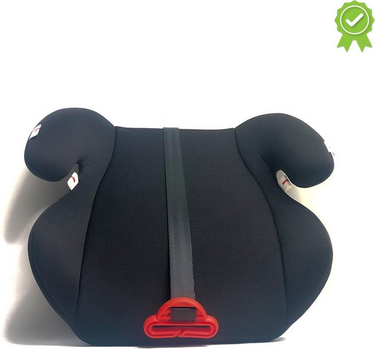 Zitverhoger - Autostoel - Universeel - Zwart - 38x38x18cm - Veilig Kinderzitje op Reis - Auto Zitje - Stoel Verhoger - Kind Eettafel - 4 tot 12 jaar - Peuter - Kleuter - Wasbaar