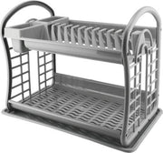 Hoffmans Afdruiprek - 2 Verdiepingen - 47x28x34 cm - Grijs