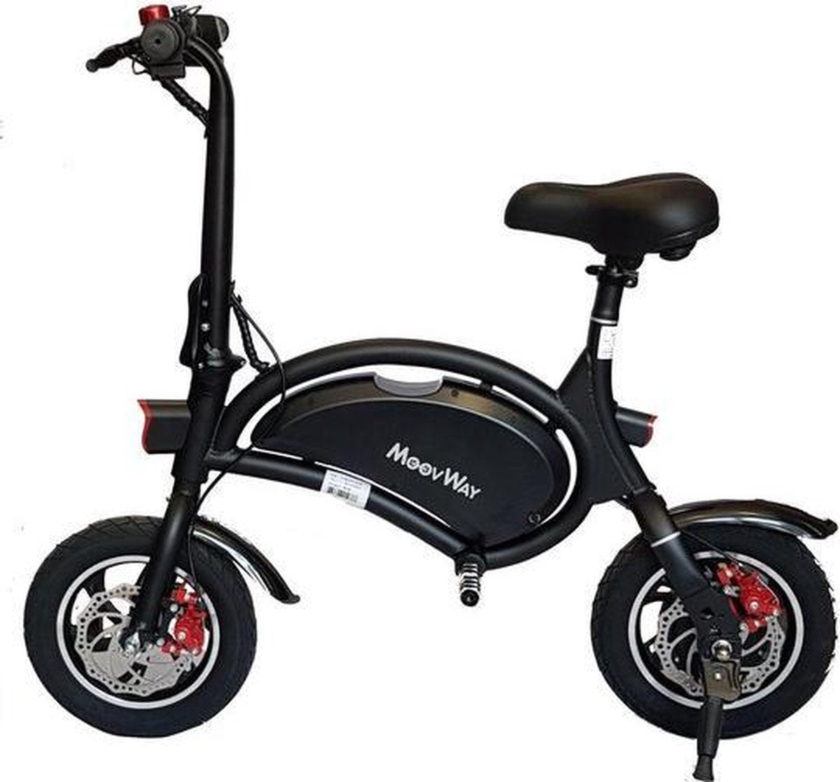 MoovWay B3 Elektrische fiets - Zwart - 20 km per uur
